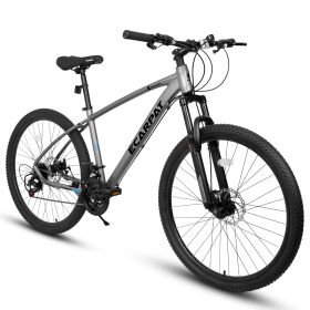 A2757 27 Inch Mountain Bike 21 Speed, Suspension Fork, Aluminum Frame Disc Brake, Mountain biking for both men and women.