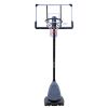 Height Adjustable 6 to 10ft Basketball Hoop 44 Inch Backboard Portable Basketball Goal System with Stable Base and Wheels, use for Outdoor