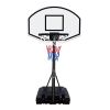 Portable Poolside Basketball Hoop System Basketball Hoop for Pool Height Adjustable 3.1ft-4.7ft with 36" Backboard for Indoor Outdoor Use