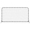 Football Rebounder Net Black 144.1"x35.4"x72" HDPE