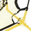 Football Rebounder Net Black and Yellow 72"x33.5"x47.2" Polyester