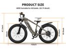 E-bike 26"1000W Electric Bike 52V 20Ah battery SAMSUNG All-terrain EBike Mountain Bicycle(Camouflage)