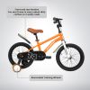 A14114 Kids Bike 14 inch for Boys & Girls with Training Wheels, Freestyle Kids' Bicycle with fender.