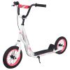 Youth Scooter Kick Scooter for Kids 6+ with Adjustable Handlebar, 12 Inch Inflatable Wheels ,Widened non-slip Footboard