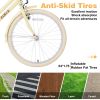 Steel Frame,Multiple Colors, for 10+Years Old Girls Bike,24 inch wheel