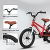 A16114 Kids Bike 16 inch for Boys & Girls with Training Wheels, Freestyle Kids' Bicycle with fender.