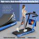 2.25HP 2 in 1 Folding Treadmill with APP Speaker Remote Control