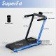 2.25HP 2 in 1 Folding Treadmill with APP Speaker Remote Control