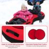 Outdoor Recreation Activities 80" 2-Person Inflatable Snow Sled