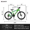 A24299 Rycheer Elecony 24 inch Mountain Bike Bicycle for Adults Aluminium Frame Bike Shimano 21-Speed with Disc Brake