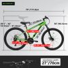 A2610 26 inch Mountain Bike 21 Speeds, Suspension Fork, Steel Frame Disc-Brake for Men Women Mens Bicycle